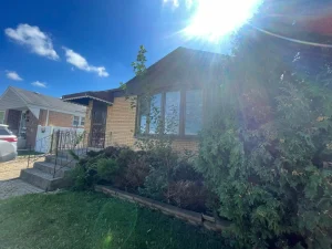 inherited house, a brick ranch in the suburbs of Chicago